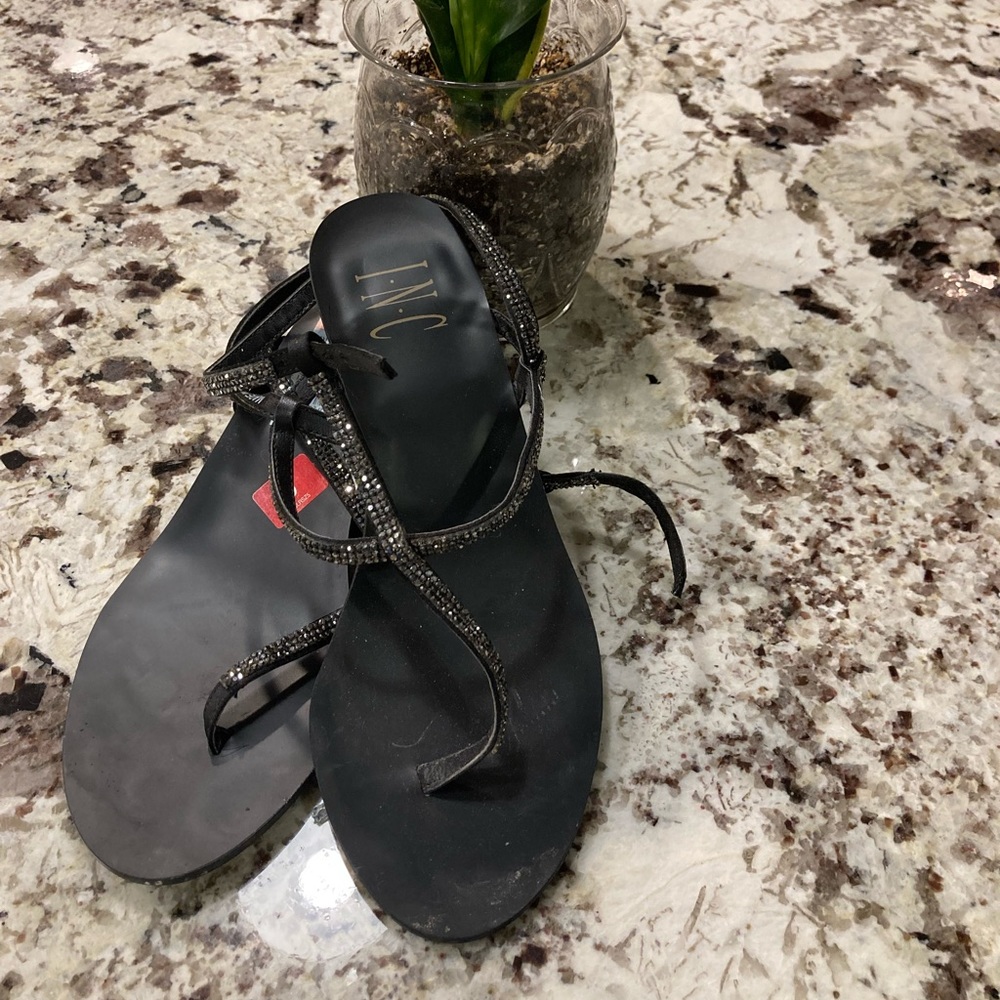 Sparkly dress sandals